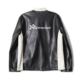 90S Biker Leather Jacket (2color)