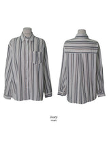 Natural Stripe Long Sleeve Shirt