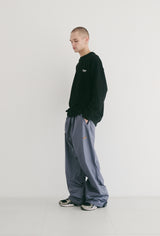 マルチロゴクルーネック / BSR2223FWPO074 MULTI LOGO CREWNECK BLACK