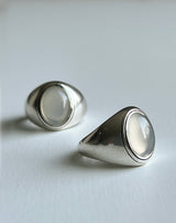 グレーオニックスオープンリング / ﻿Gray onyx open ring