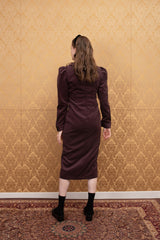 volume sleeve dress (6651910652022)