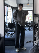 never loosefit round knit