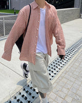 No.0306 M linen crinkle SHIRT (3color)