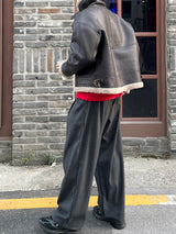 Wearable one tuck banding pants