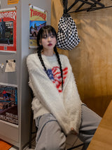 (UNISEX) 星条旗アンゴラニット