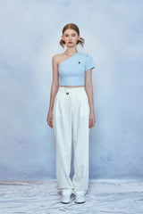 HIDE Pintuck Pants (White) (6570992435318)
