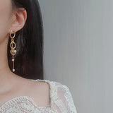 ハートアンドチェーンピアス / Heart and Chain Piercing - Gold Color
