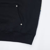dtgプリントフーディー / dtg printed hoodie [black]