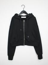 ピーナッツクロップジップアップ/Peanut Crop Hood Zip Up (4color)