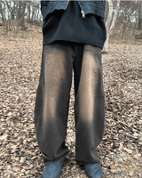 Rowdy washed curve denim jeans