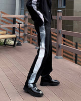 MOラオンペインティングストレートスラックス / MO Raon Painting Straight Slacks (Set - Up)