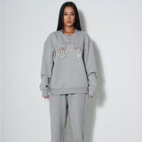 HAND SIGN SWEAT SHIRT GRAY (6614595731574)