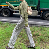 オータムワンピンタックスラックス