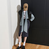 LUIS SCARF BLOUSE, MINT BLUE (6633604612214)