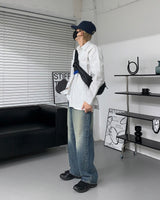 CR フェードストライプワークシャツ / CR Fade Stripe Work Shirt (2 colors)