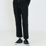 EYELET DETAIL JEANS - BLACK (6675690815606)