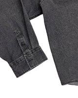 デニムオーバーサイズフィットシャツ/SI Denim Oversized Fit Shirt (2 colors)
