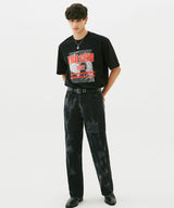 RUDDY RETRO PAPER T-SHIRT (CHARCOAL) (6585245106294)