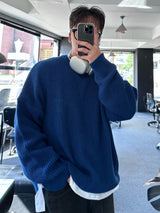 10.candy daily loosefit round knit
