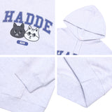 キャットフーディー / HADDE CAT HOODIE WHITE MELANGE