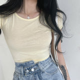 レーヨンブレンドショートスリーブTシャツ