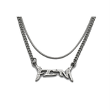 LAYERED LOGO NECKLACE (6695868891254)