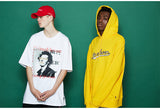 NE baseball logo hoodie - Yellow (4622107639926)