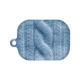 (06 sky blue) Twisted Knitted matte AirPods Case