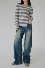 ボヘミアンデニムパンツ / bohemian denim trousers