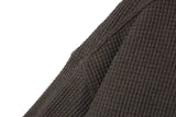 ワッフル コットン シャツ S103 / Waffle Cotton Shirt S103 Matte Brown
