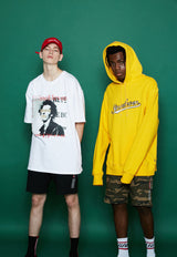 NE baseball logo hoodie - Yellow (4622107639926)