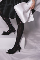 pink ribbon tights 80D