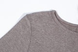 UNBALANCED WARMER CROP TOP (Dark Beige)