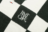 チェッカーボードテリーベスト/CHECKER BOARD TERRY VEST_GREEN