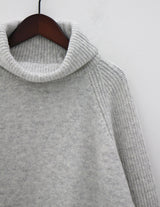 タートルレグランニット/Turtle Leglan Knit (4color)