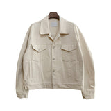 Buttoned Pocket Cotton Jacket (6684153217142)