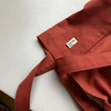 Twill simple line bag - brick