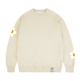 [UNISEX]Multi flower dot smile sweatshirt