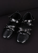 STUD FLAT SHOES