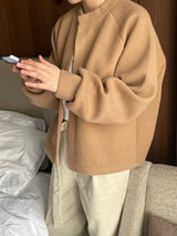 Toast round-neck cardigan