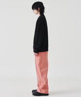RELAXED KNIT  COLLAR CARDIGON (BLACK)