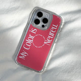 マイカラーケース / My Color Case (Pink Jelly Hard)