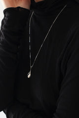 Bulky Drop Necklace (snake line)