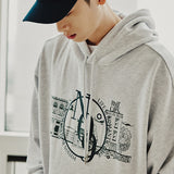 ロマンティックストリートナンバー9フーディー / ROMANTIC STREET NO9 HOODIE_LIGHT GREY