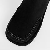 Sophie Velvet Square Long Boots