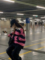 [Bellide made] Stripe Long Sleeve T-shirt