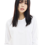 ベーシックパッチロングスリーブT/BASIC PATCH LONG-SLEEVED T-WHITE
