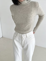 かhしみあウールポーラーニット / Cashmere wool polar knit (8color)
