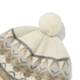 CHERRY BOHEMIAN POMPOM CAP [SAND]
