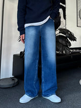 ハッシーブラシワイドデニムパンツ / HACCY BRUSH WIDE DENIM PANTS(ONE COLOR)